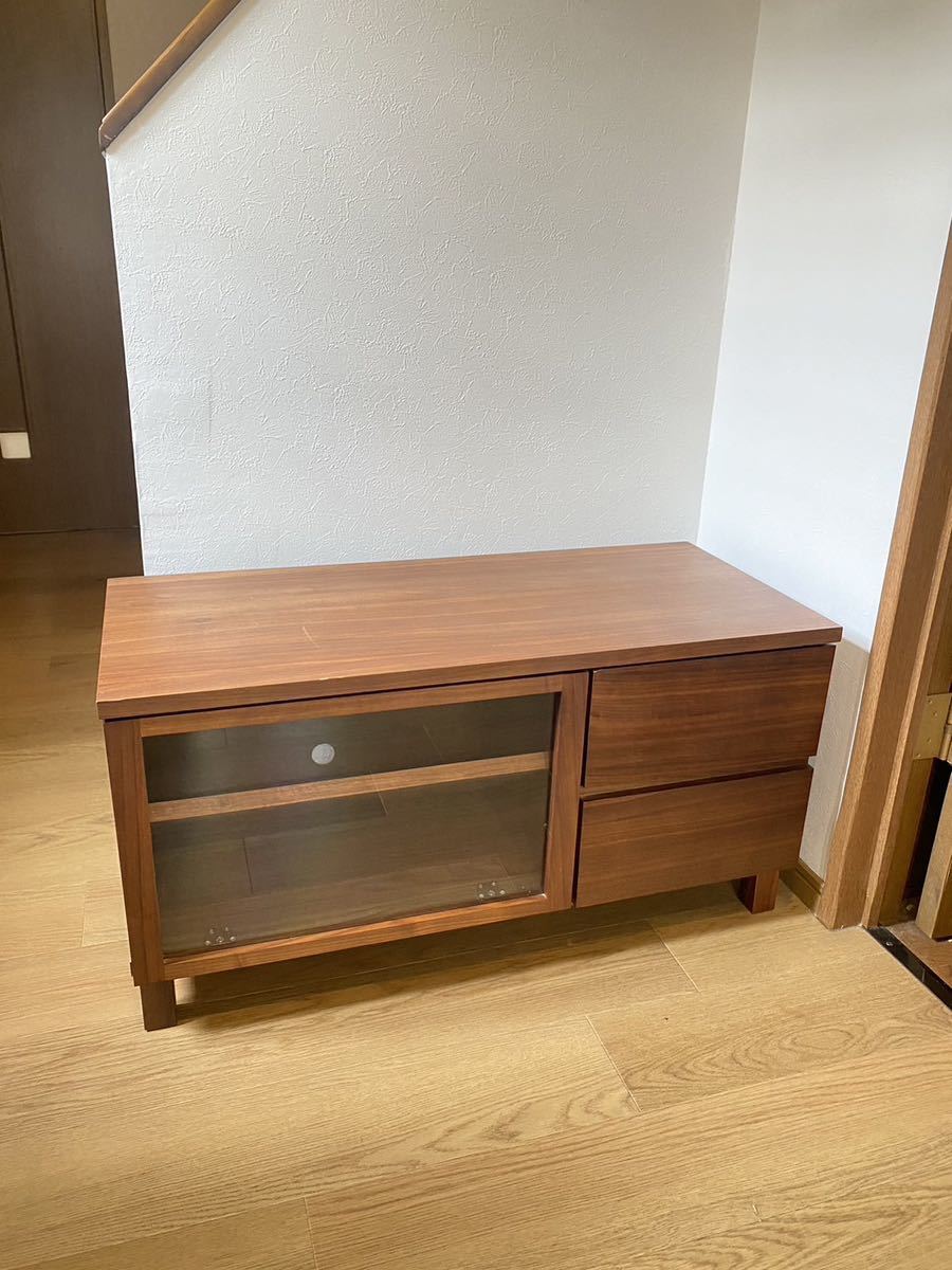 生産終了品 無印良品 テレビボード テレビ台 ウォールナット 幅90