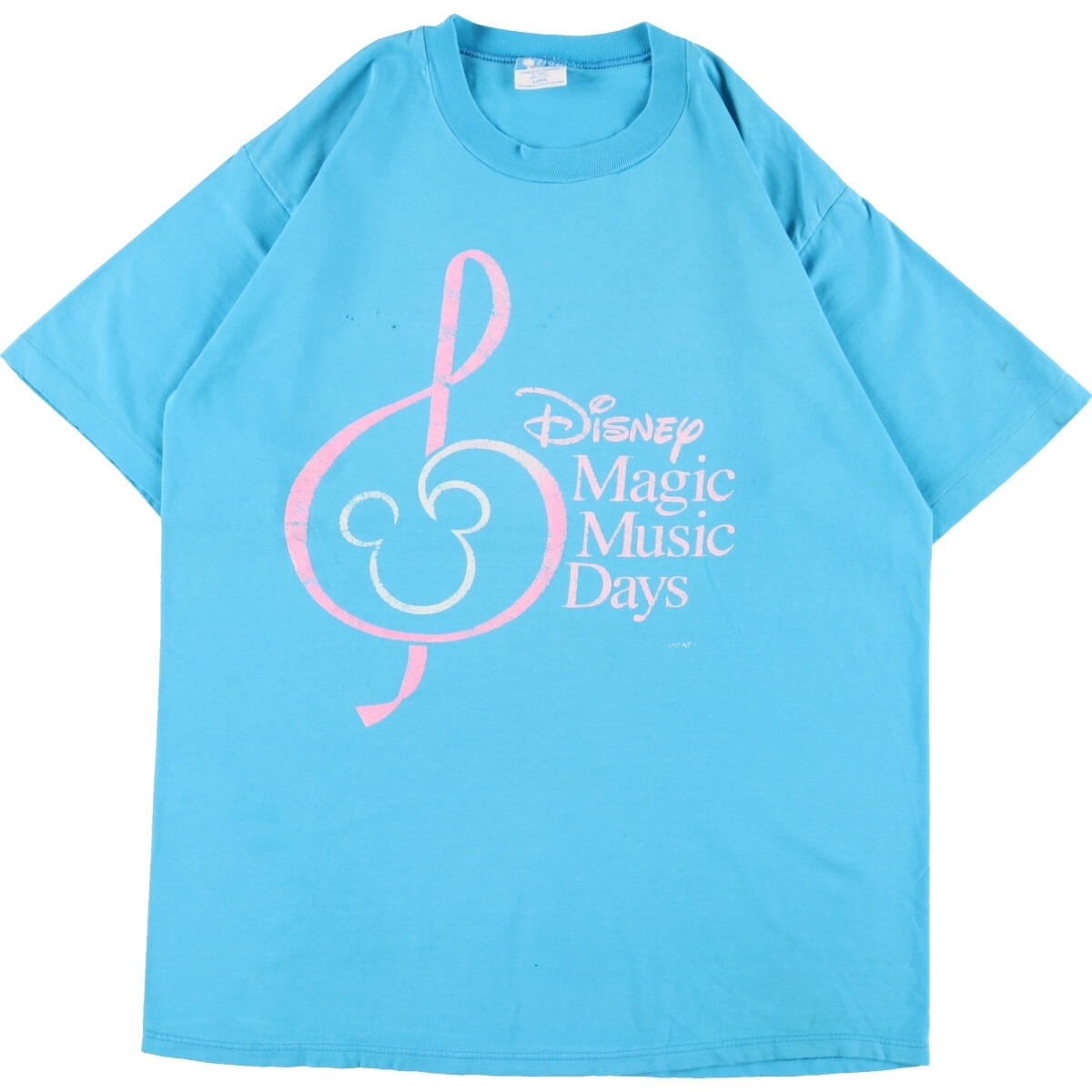 古着 80年代 ディズニー DISNEY MAGIC MUSIC DAYS キャラクタープリントTシャツ USA製 メンズM ヴィンテージ /eaa340491