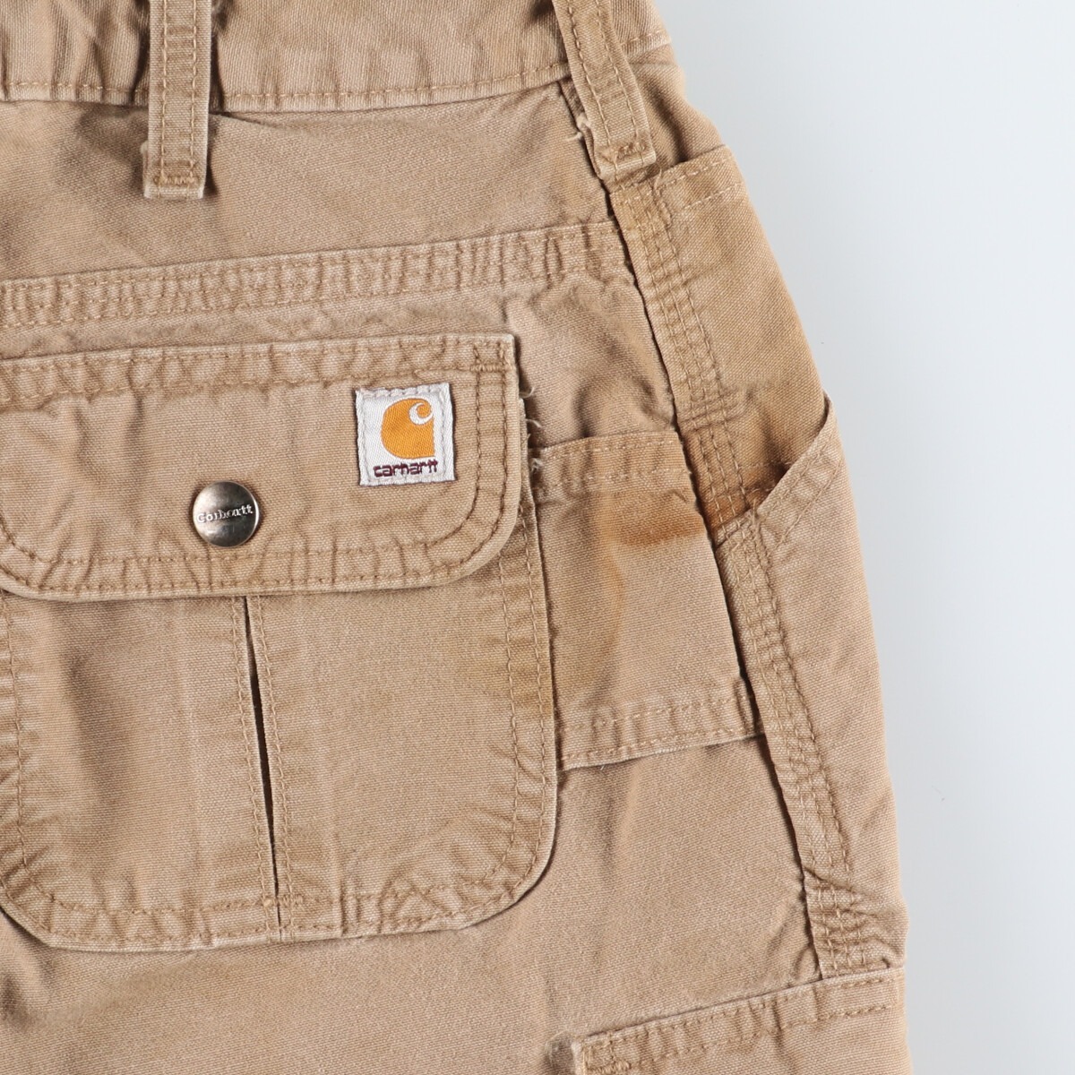 古着 カーハート Carhartt ぺインターショーツ ワークショーツ ショートパンツ レディースL(w29) /eaa341777_画像4