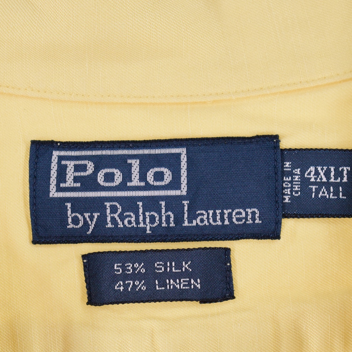 古着 ビッグサイズ 90年代 Ralph Lauren POLO by Ralph Lauren チェック柄 半袖 オープンカラー シルクシャツ 4L ヴィンテージ /eaa342486_画像3