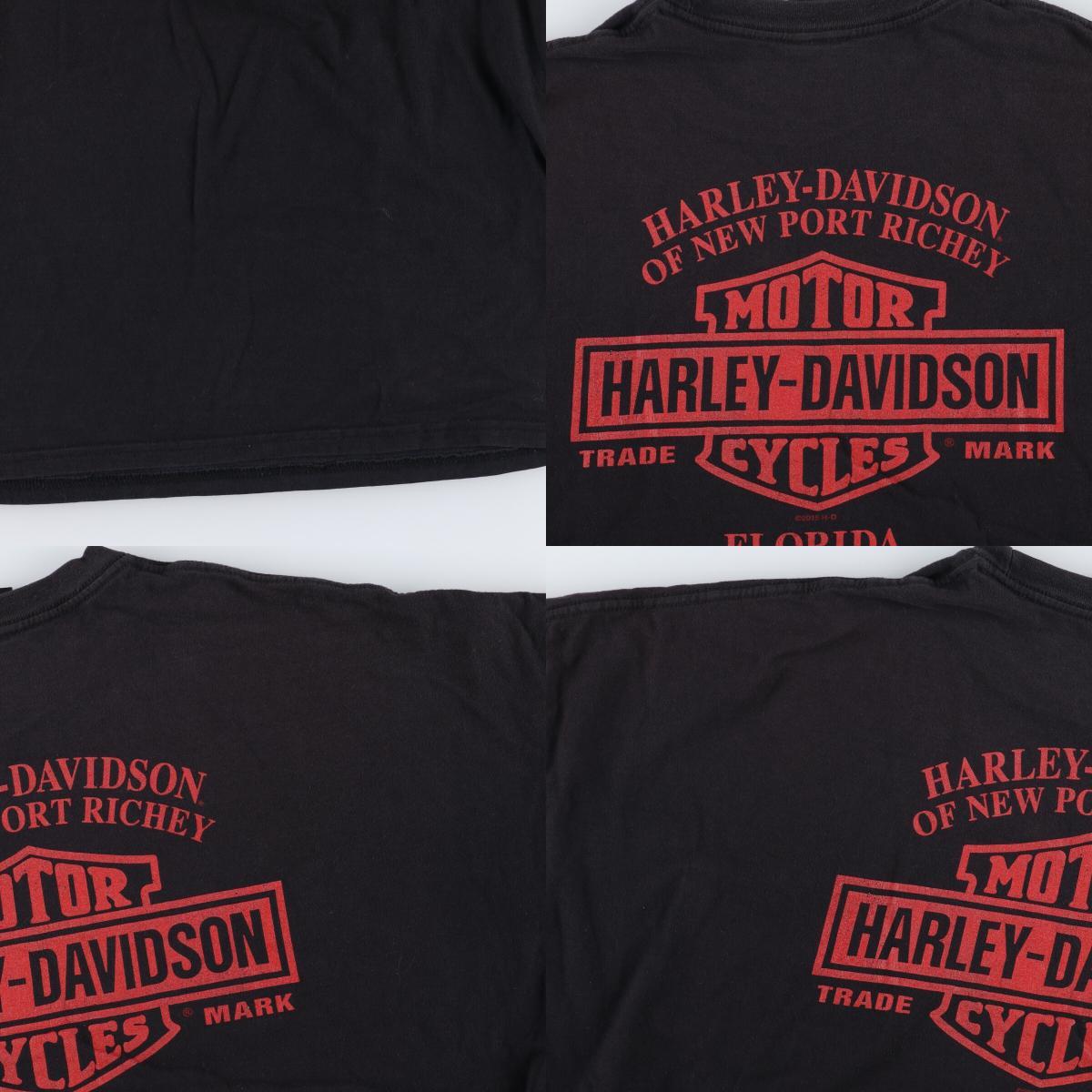 古着 ビッグサイズ ハーレーダビッドソン Harley-Davidson 両面プリント モーターサイクル バイクTシャツ メンズXXXL /eaa346166_画像10