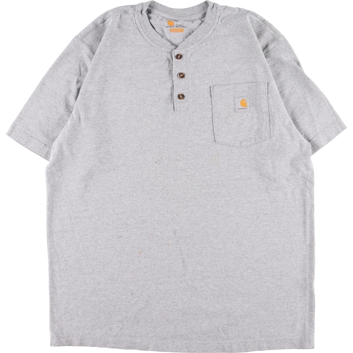 Carhartt Carhartt ORIGINAL FIT Henry Шея с коротким рукавом One Point Logo Pocket Футболка мужская XL / eaa345557