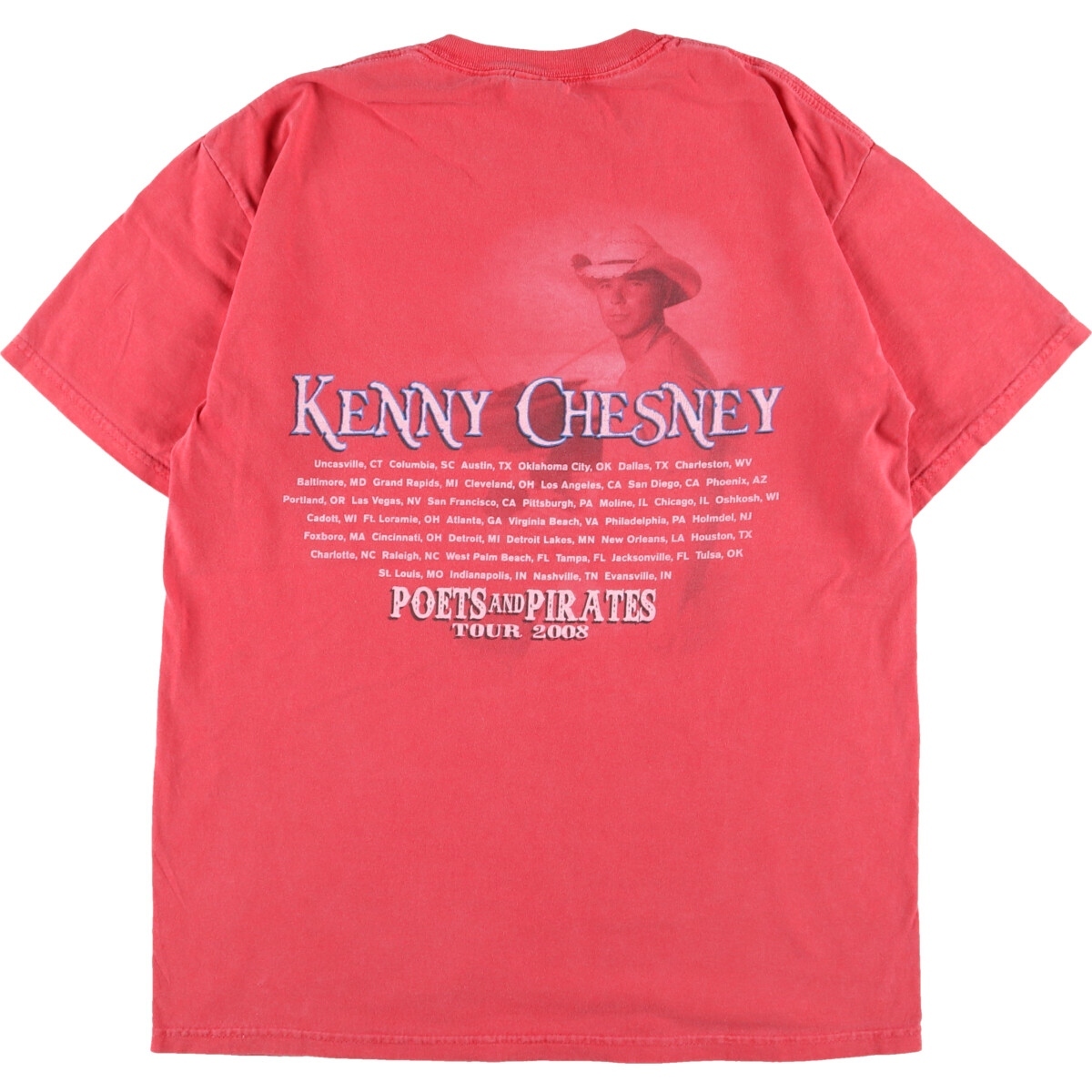 古着 ギルダン GILDAN KENNY CHESNEY ケニーチェズニー 両面プリント バンドTシャツ バンT メンズL /eaa345405_画像2