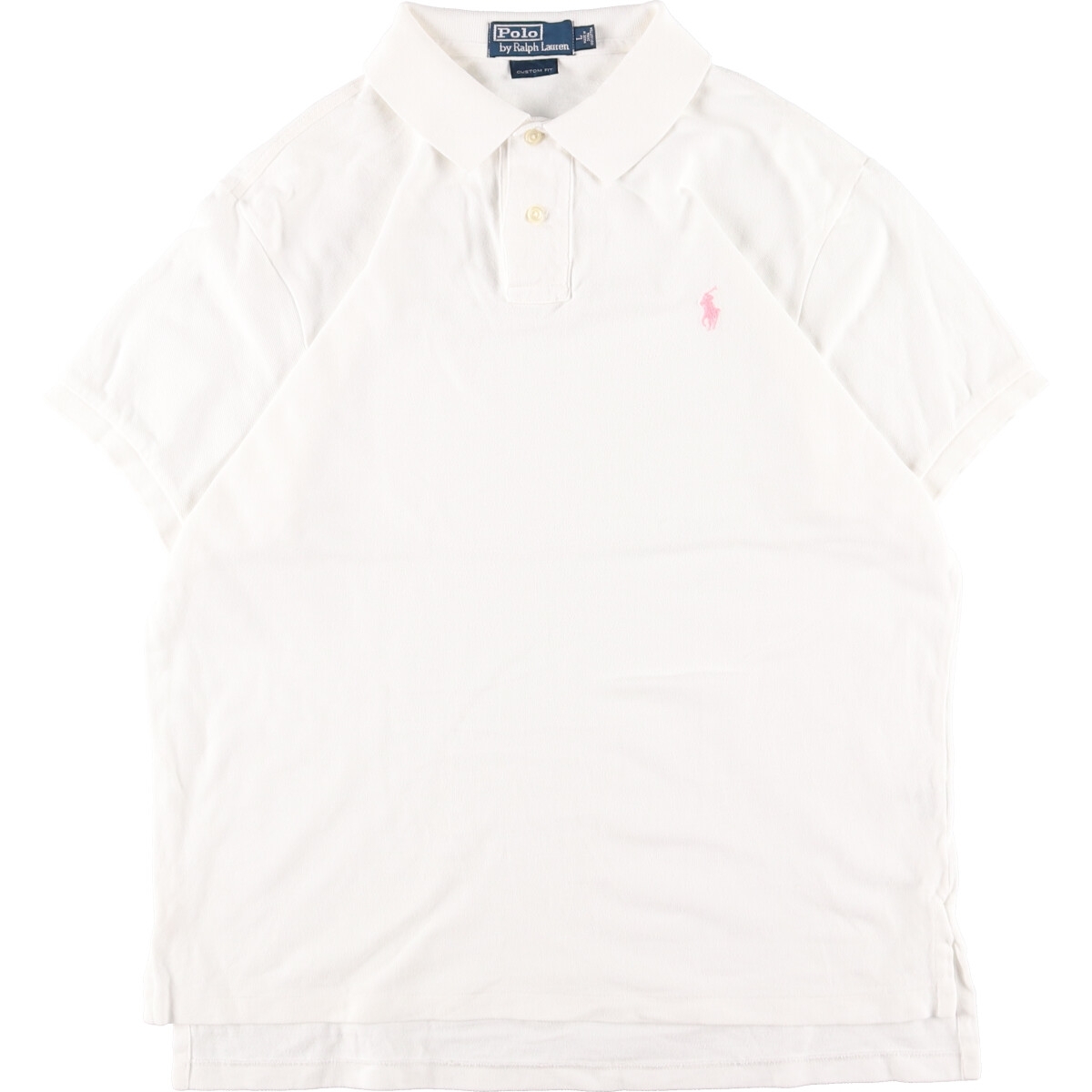 古着 ラルフローレン Ralph Lauren POLO by Ralph Lauren CUSTOM FIT 半袖 ポロシャツ メンズM /eaa343315_画像1