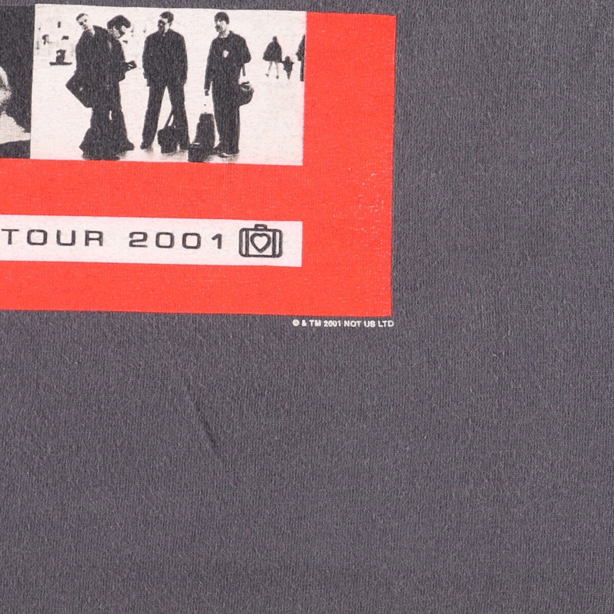 古着 00年代 MURINA U2 ユートゥー ELEVATION TOUR 2001 両面プリント バンドTシャツ バンT USA製 メンズM /eaa347467_画像4