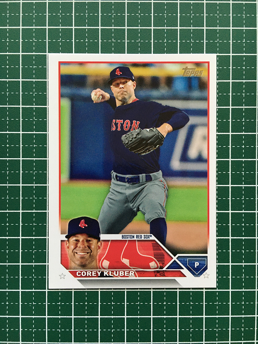 ★TOPPS MLB 2023 SERIES 2 #366 COREY KLUBER［BOSTON RED SOX］ベースカード「BASE」★_画像1