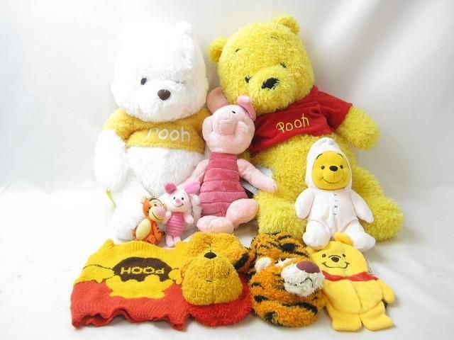 同梱可】中古品 ディズニー プーさん ピグレット ティガー ぬいぐるみ