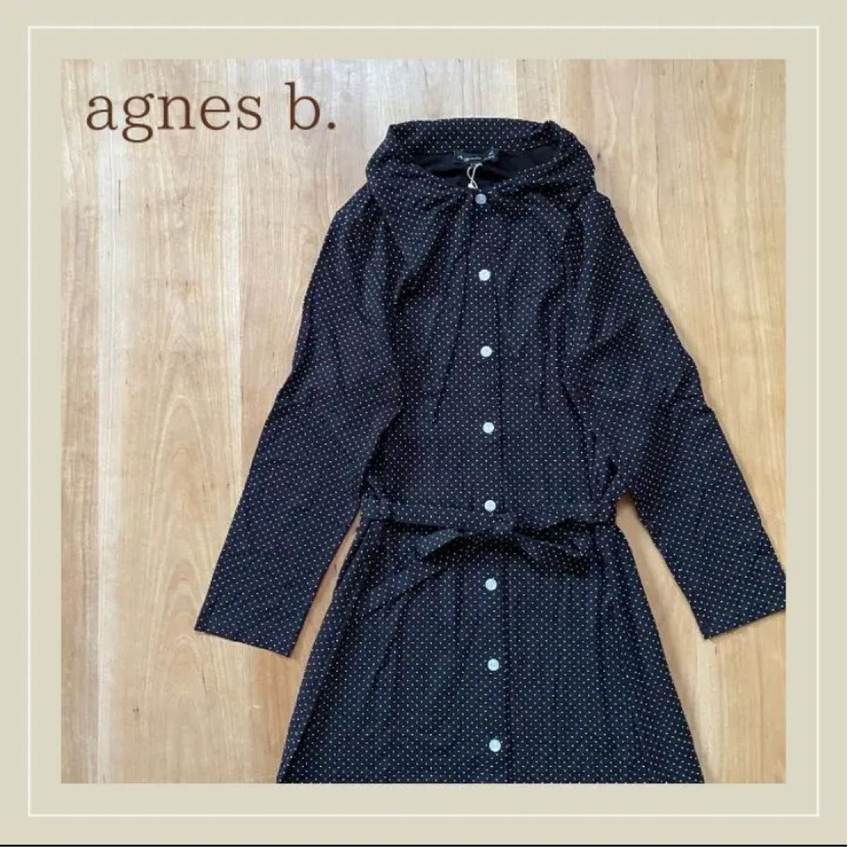 【新品未使用タグ付】agnes b.　アニエス・ベー　アニエス　　　　　　ドット　ワンピース　サイズ１　S