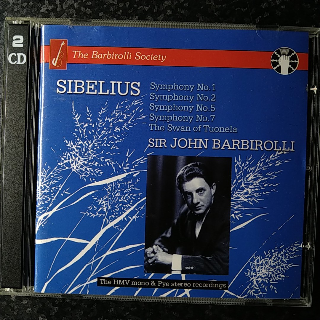f【x80円】2CD バルビローリ シベリウス 交響曲第2,7,1,5番 Barbirolli Sibelius Symphonyの画像1