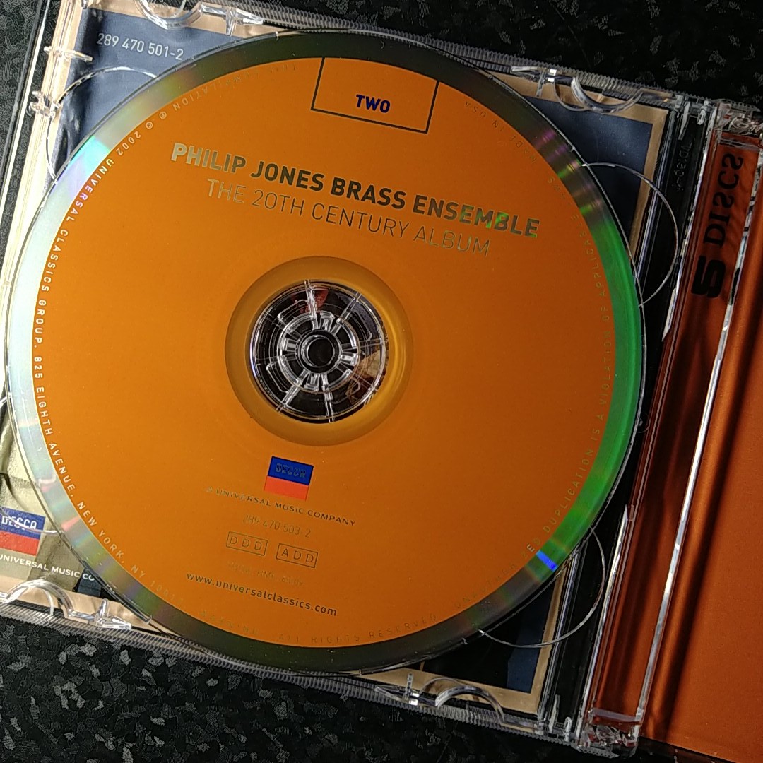 f【x80円】2CD フィリップ・ジョーンズ・ブラス・アンサンブル 20世紀アルバム Philip Jones Brass Nesemble 20thの画像4