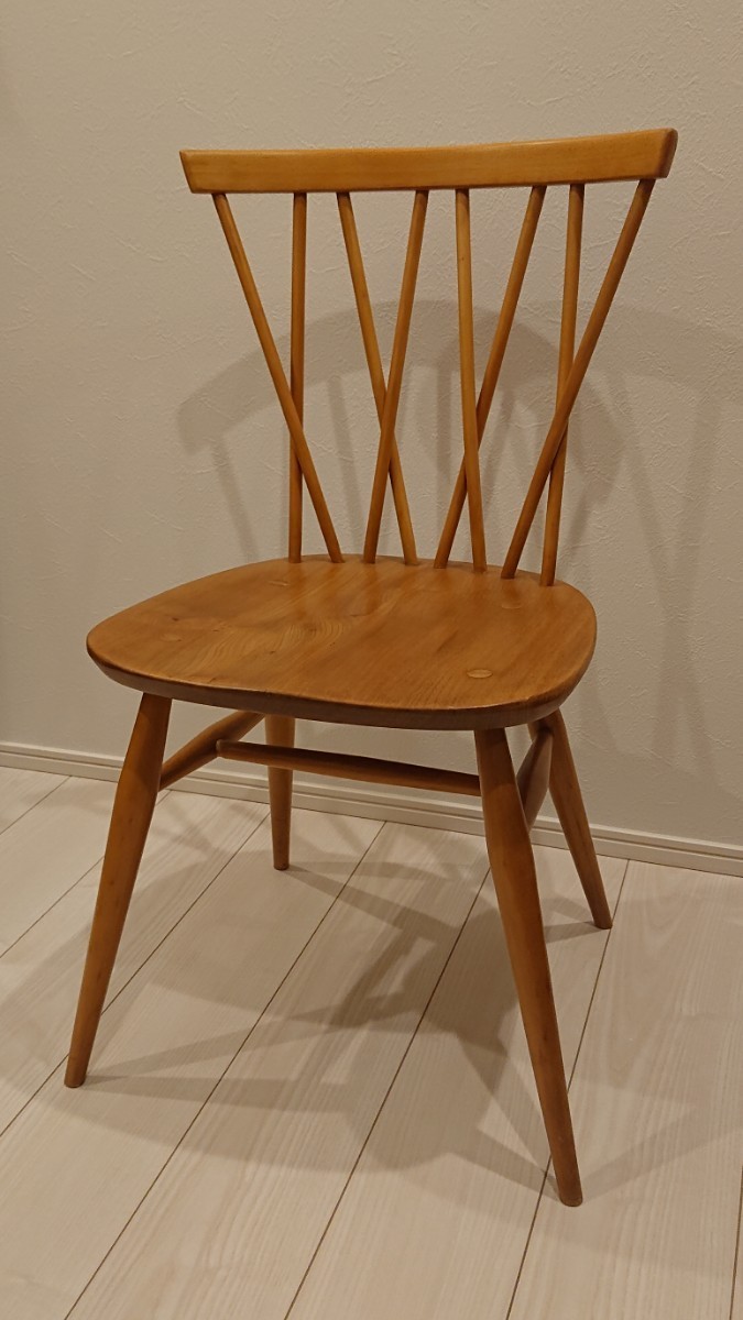 希少】アーコール エックスバックチェア H形脚 ERCOL・椅子・Xバック