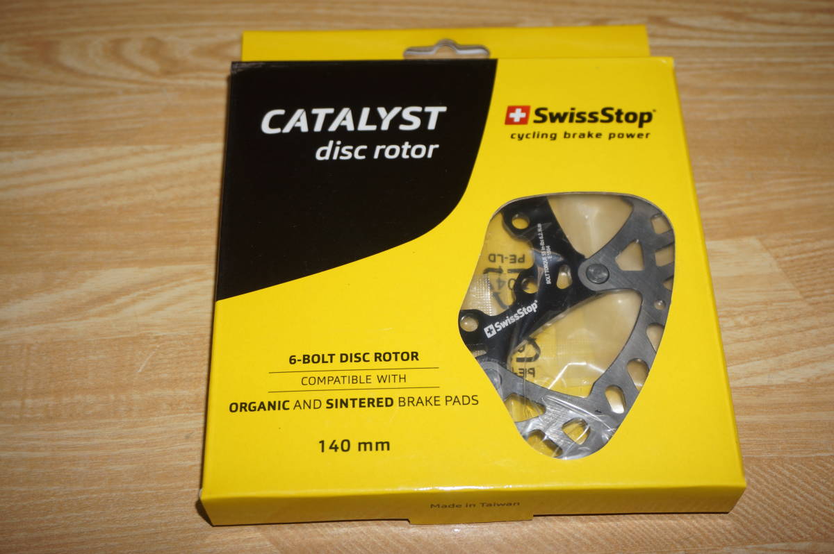 Swiss Stop スイスストップ CATALYST Disc Rotor 140mm/6ボルト仕様 新品