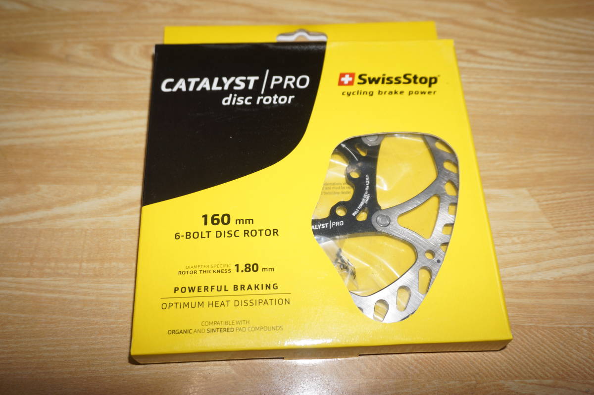 Swiss Stop スイスストップ CATALYST Disc Rotor 160mm/6ボルト仕様 新品