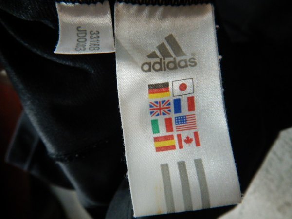 to6576　adidas　climalite　アディダス　クライマライト　日本製　半袖　ハーフジップ　tシャツ　スポーツ　人気　00ｓ　送料格安_画像5