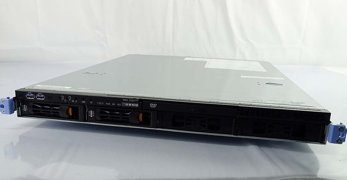 ラックサーバー NEC Express5800/R110h-1 N8100-2316Y/E3-1220 v5/メモリ16GB/HDD無/OS無/1U/サーバ S060706_画像1