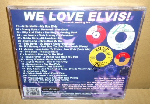 即決 We Love Elvis! 未開封CD ロカビリー ロックンロール オールディーズ エルビス エルヴィス・プレスリー 1950's Rock&Roll Rockabilly_画像2