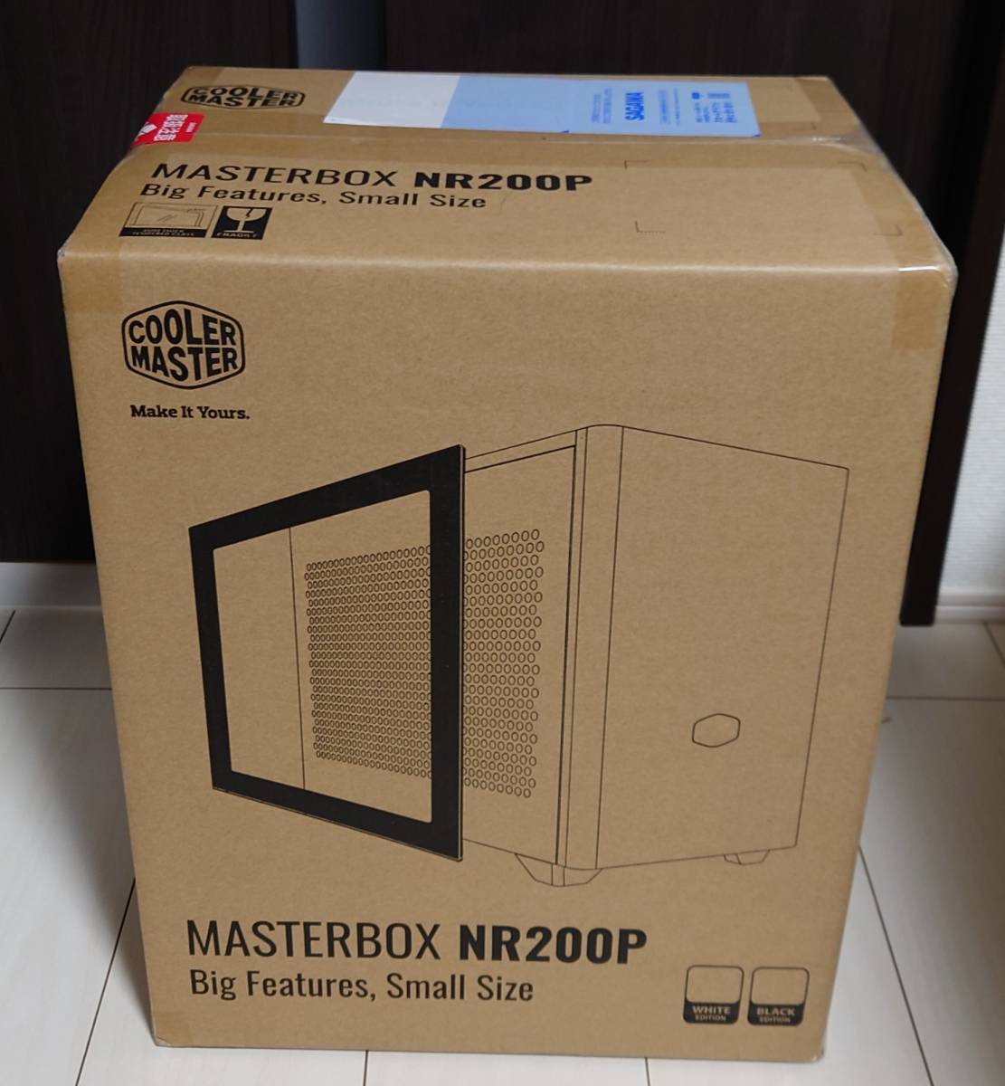 春新作の PCケース ☆未使用品☆ CoolerMaster ブラック NR200P