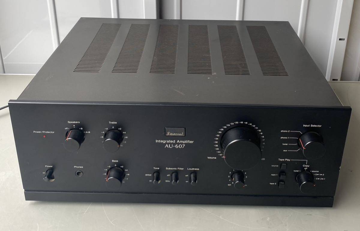 SANSUI プリメインアンプ AU-607 Integrated Amplifier/サンスイ 音響