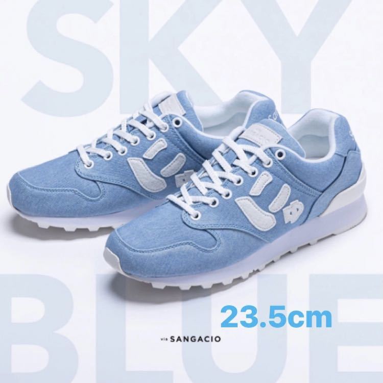 Sangacio にゅ〜ずスニーカー◇DENIM SKY BLUE【23.5cm】2023 抽選販売