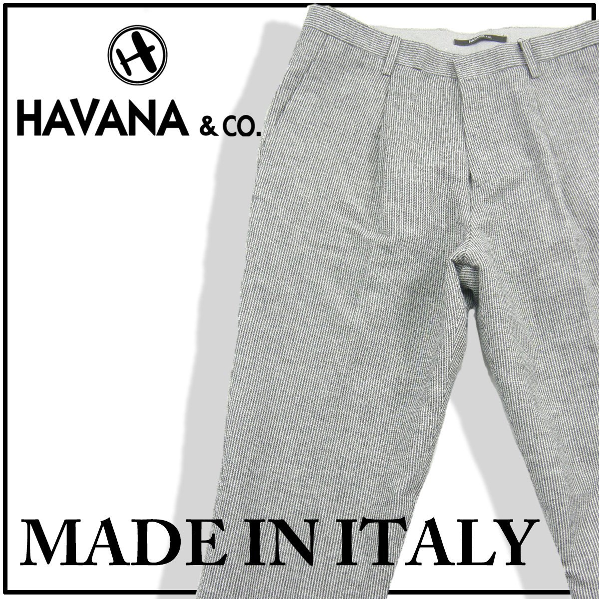 名作 イタリア製 HAVANA&CO 新品 【コットン オンオフ兼用 ☆351653 春