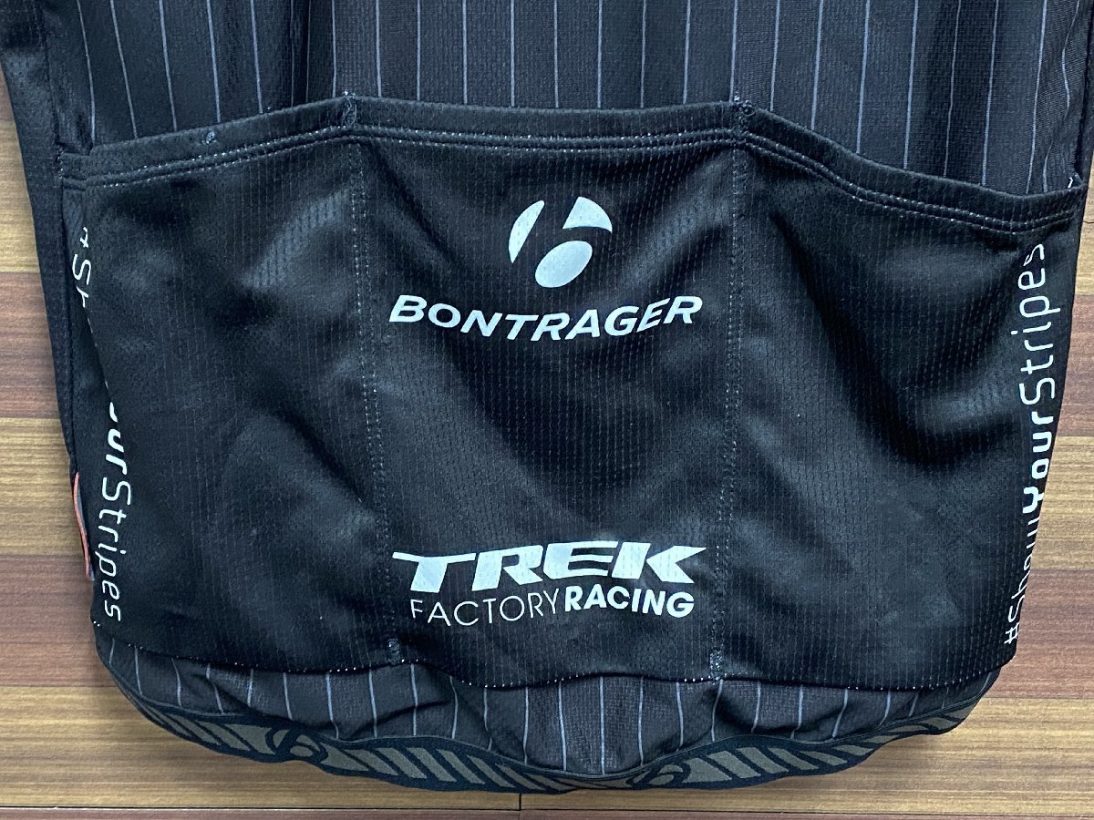 GX686 ボントレガー BONTRAGER 半袖 サイクルジャージ 白 黒 S TREK Segafredo ※スレ、汚れ_画像6