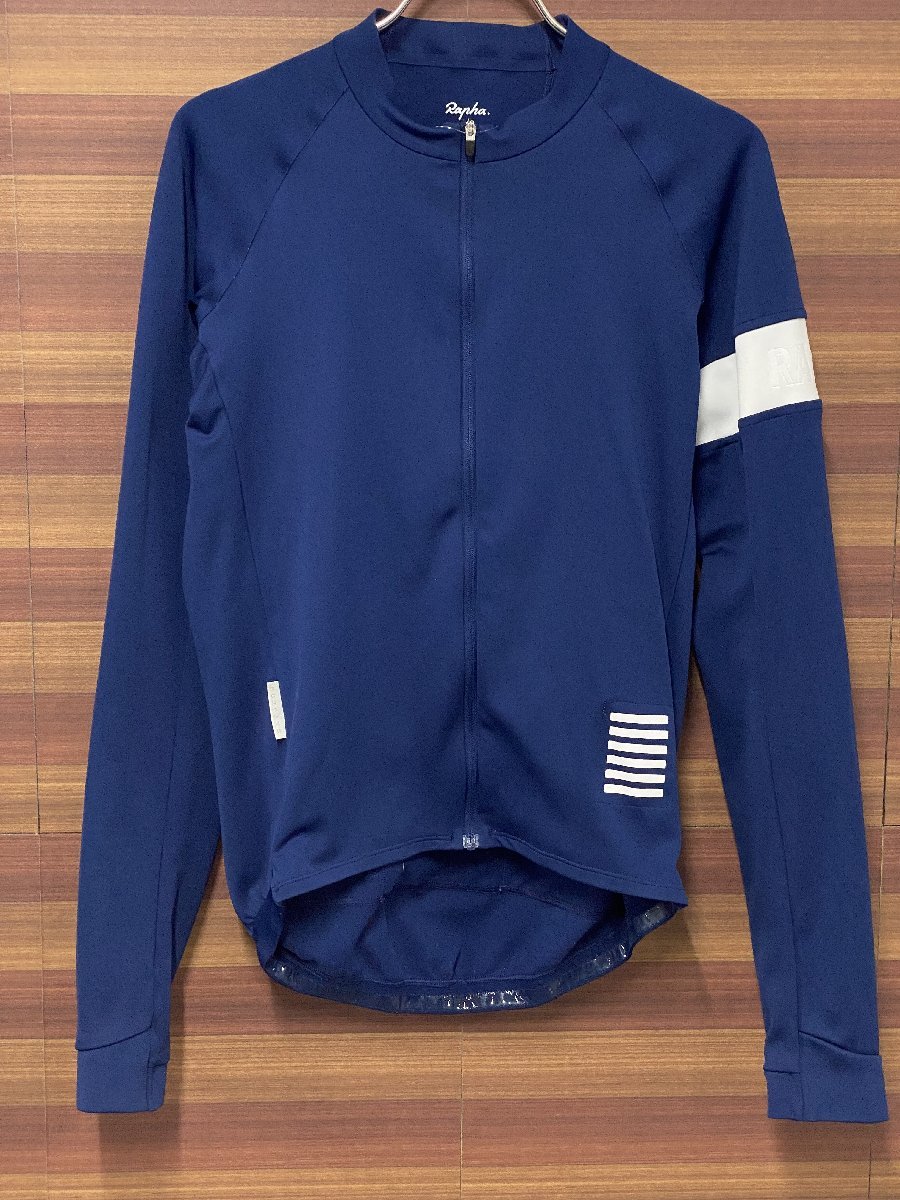 GW184 ラファ Rapha ロングスリーブジャージ LONG SLEEVE JERSEY 長袖 紺 S_画像1