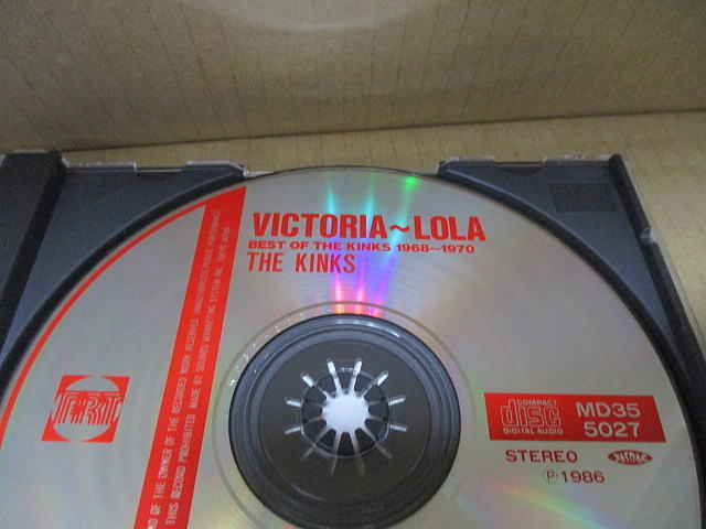 CD# gold ks[VICTORIA LOLA] the best 1968~1970 (1986 year sale ) THE KINKS / MD35-5027saunzma-keting system 