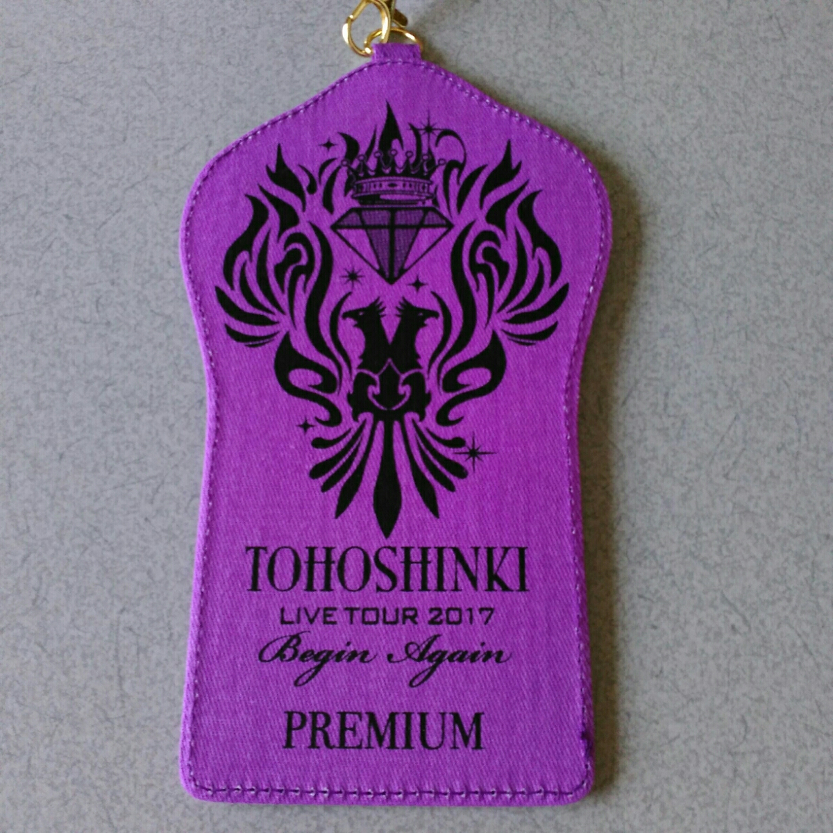  Tohoshinki Live Tour 2017 begin Again premium goods. pass case 