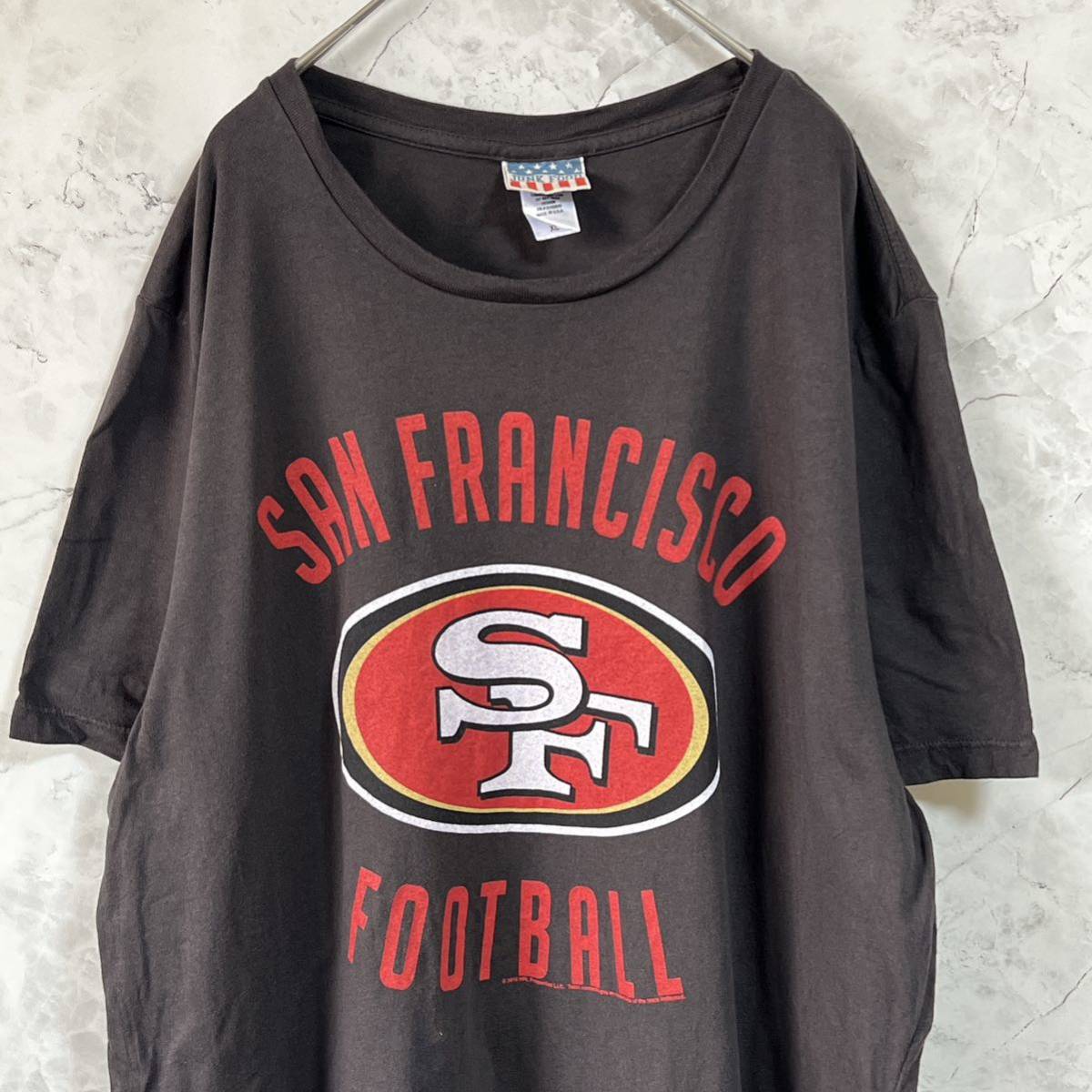 JUNKFOOD ジャンクフード USA製 半袖Tシャツ NFL サンフランシスコ・49ers ロゴプリント サイズXL