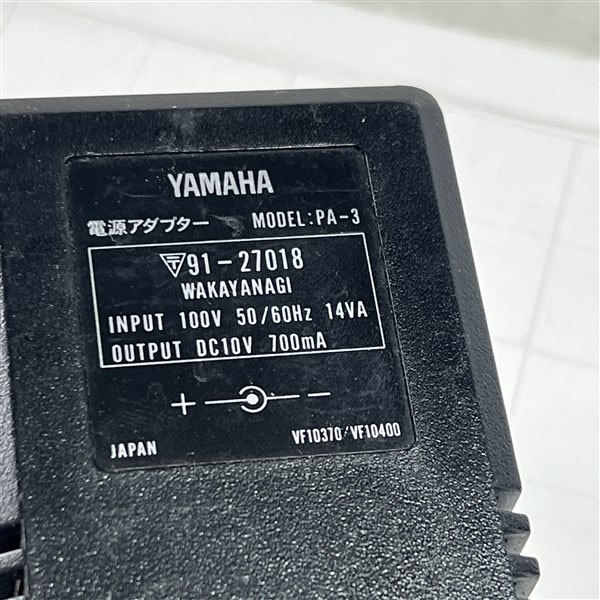 YAMAHAヤマハ純正 ACアダプターPA-3　キーボードなどに_画像2