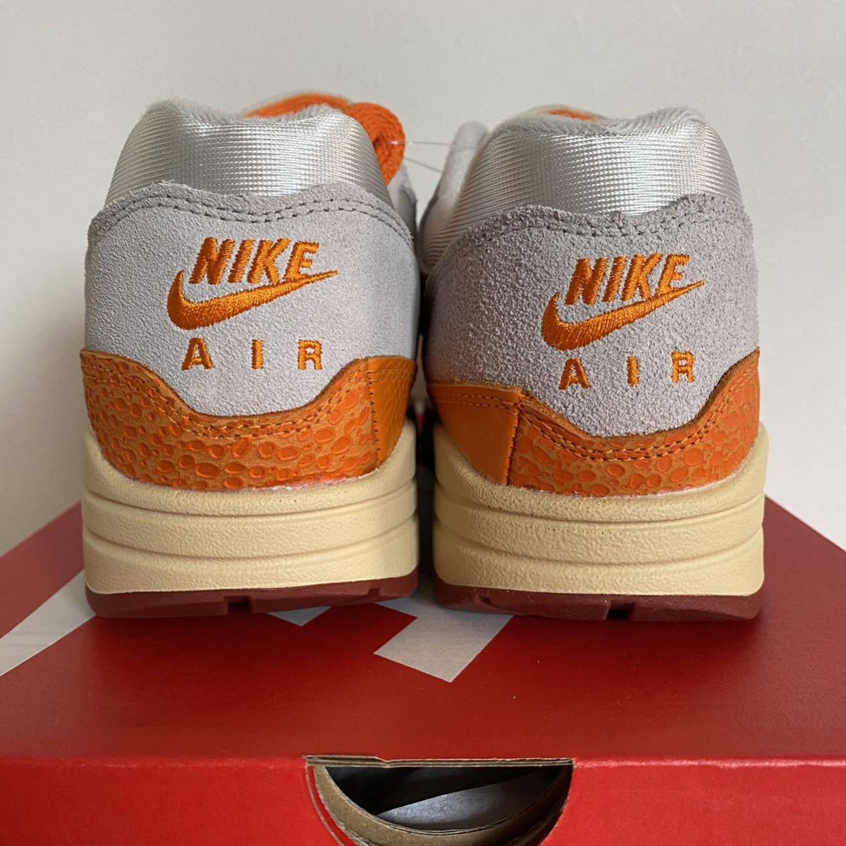 新品 正規 レアサイズ WMNS NIKE Air Max 1 Master Magma Orange W US10.5 27.5cm ナイキ  エアマックス スニーカー オレンジ US9 27cm