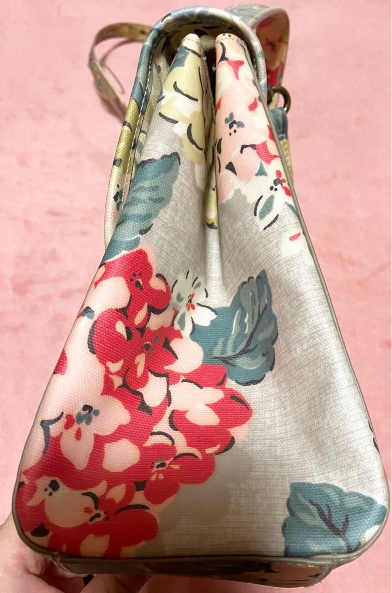 キャスキッドソン　cathkidston  アジサイ柄　2wayショルダーバッグ