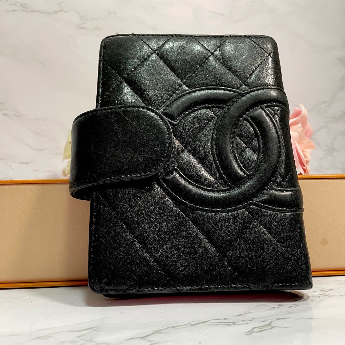 CHANEL シャネル手帳カバー カンボンライン-