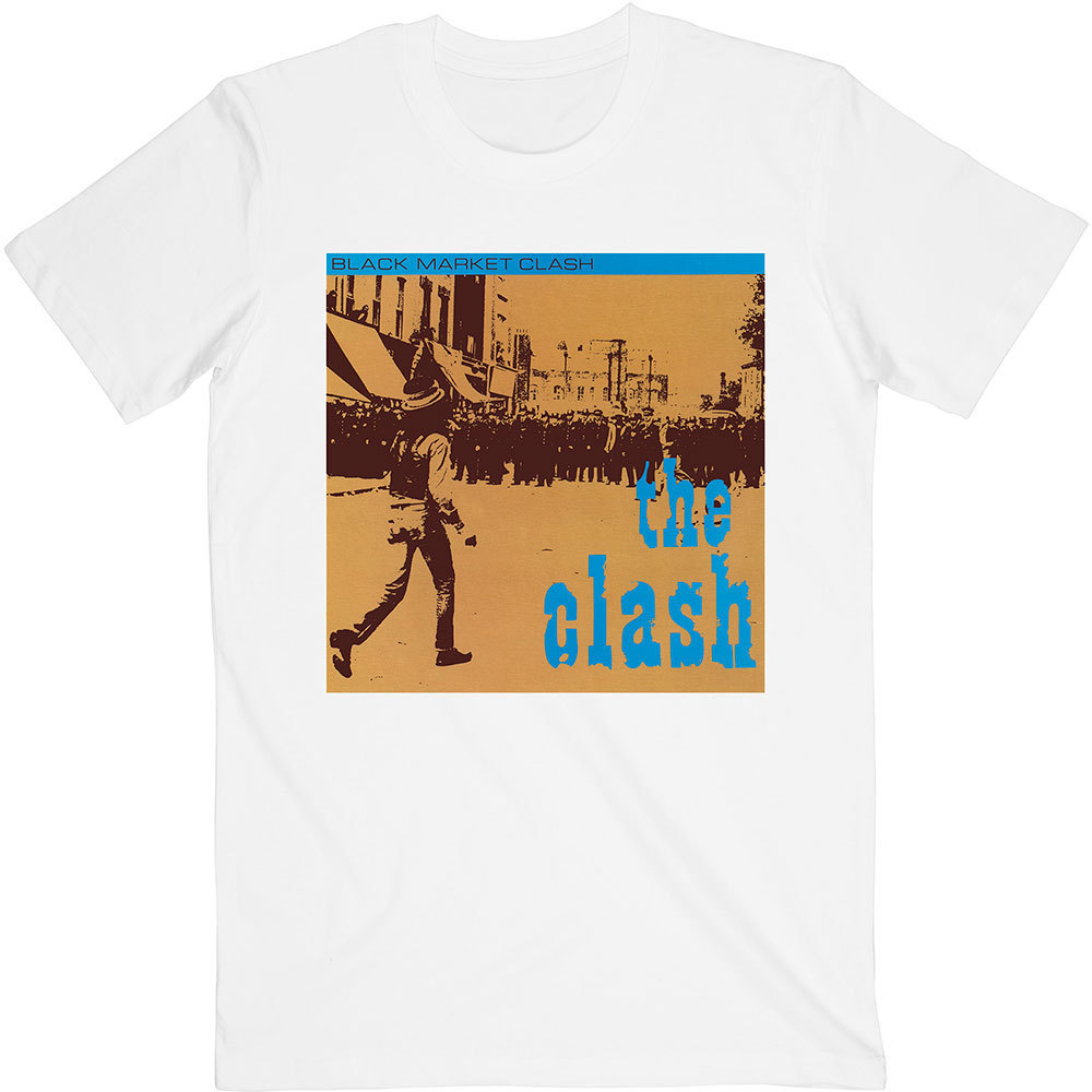 ★ザ・クラッシュ Tシャツ The Clash Black Market 白 L 正規品 70s uk punkの画像2
