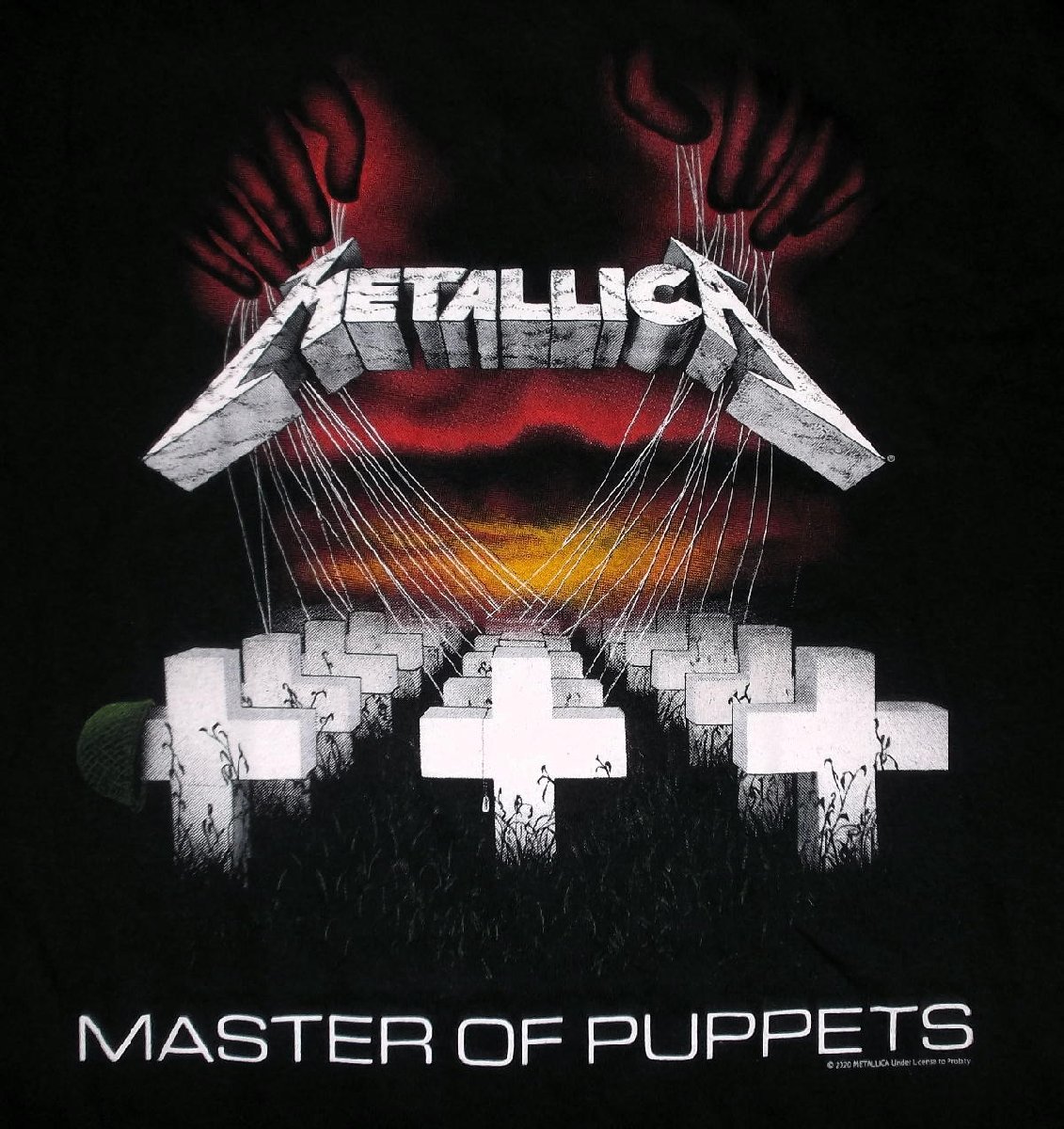 ★メタリカ Tシャツ METALLICA MASTER OF PUPPETS - S 正規品(UK) pushead スラッシュ メタル_画像1