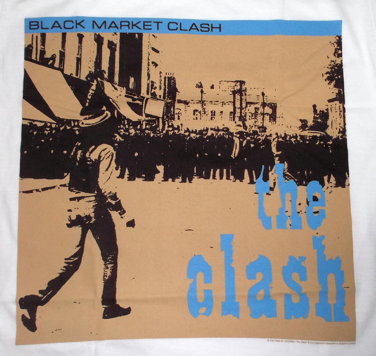 ★ザ・クラッシュ Tシャツ The Clash Black Market 白 L 正規品 70s uk punkの画像1