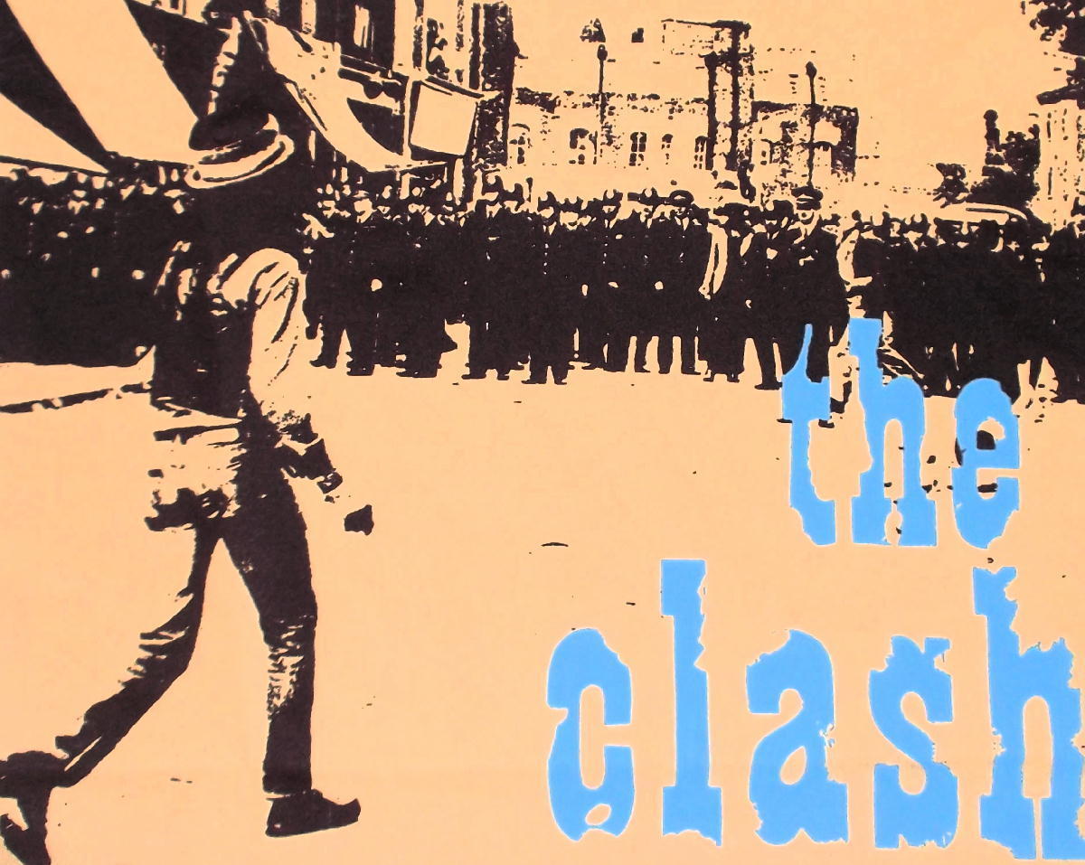 ★ザ・クラッシュ Tシャツ The Clash Black Market 白 L 正規品 70s uk punkの画像3