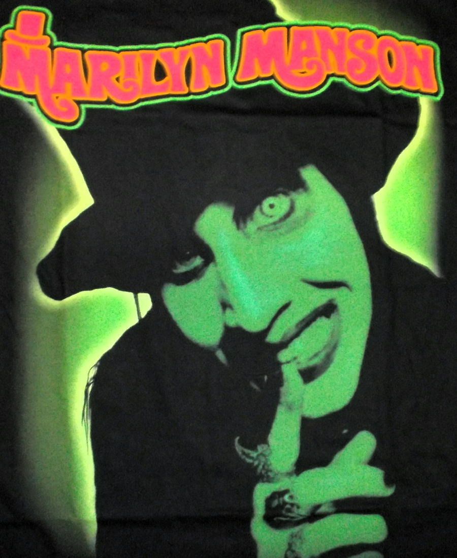 ★マリリン マンソン Ｔシャツ Marilyn Manson Smells Like - L 正規品_画像3