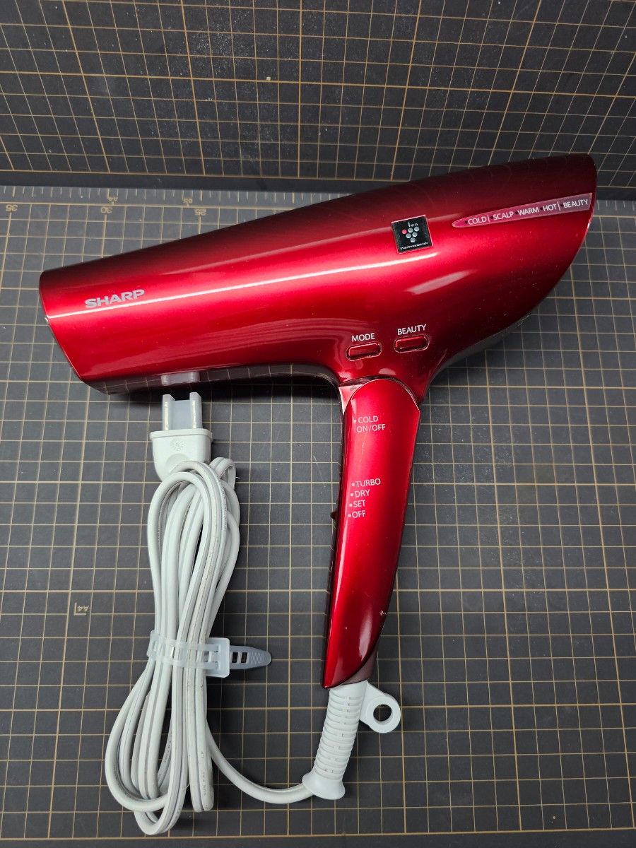 シャープ SHARP ドライヤー ルージュレッド IB-GP9-R-