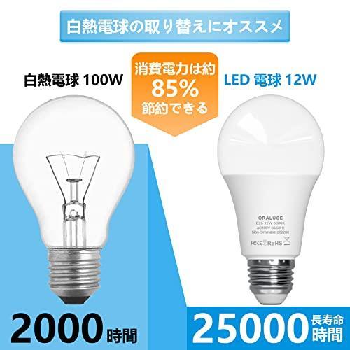 ☆12W_電球色 LED電球 E26口金 12W 1200lm 100W形相当 高輝度 電球色