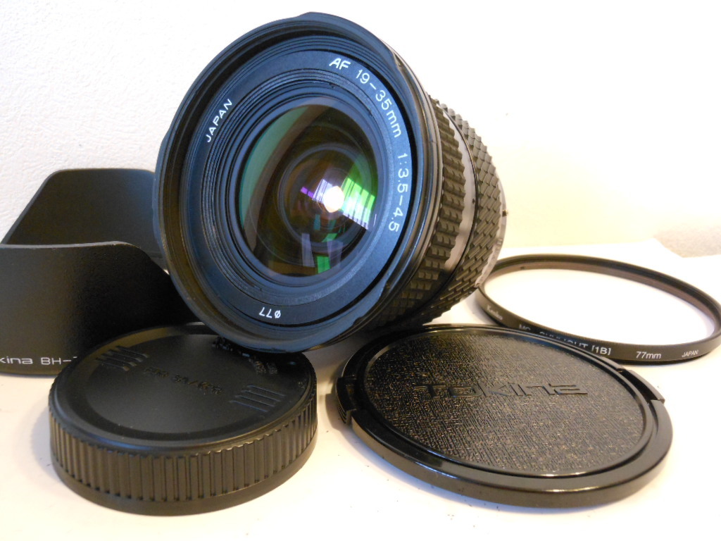 Tokina AF 19-35mm F3.5-4.5 超広角レンズ（極上美品）-