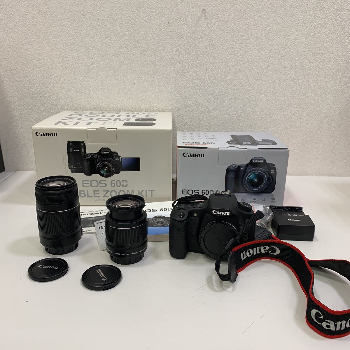 Canon ダブルズームキット EOS 60D EF-S 18-55 IS kit EFS 18-55mm EFS