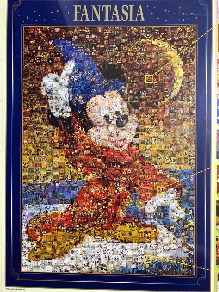 ミッキーマウス Mickey Mouse ディズニー DISNEY ジグソーパズル 1000ピース モザイクアート 未開封品 テンヨー TENYO JAPAN