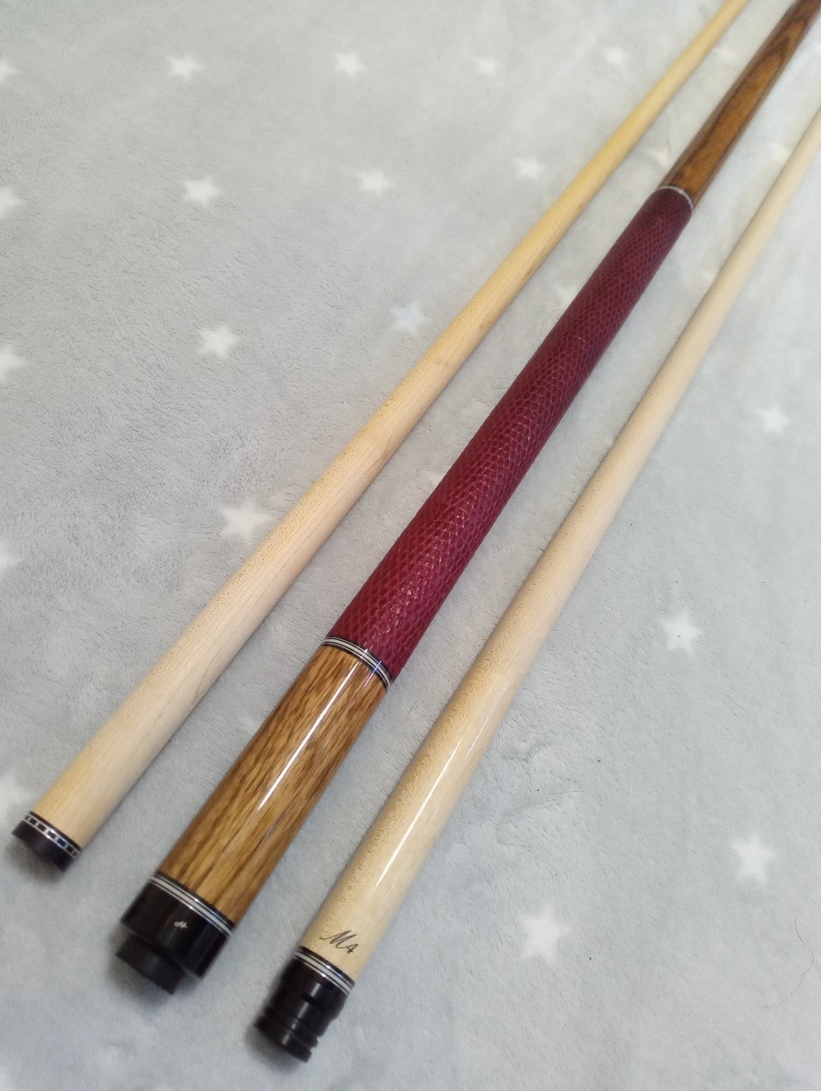 ☆HOW CUE M4-BC☆ハオ キュー フルバック リザード革巻☆美品