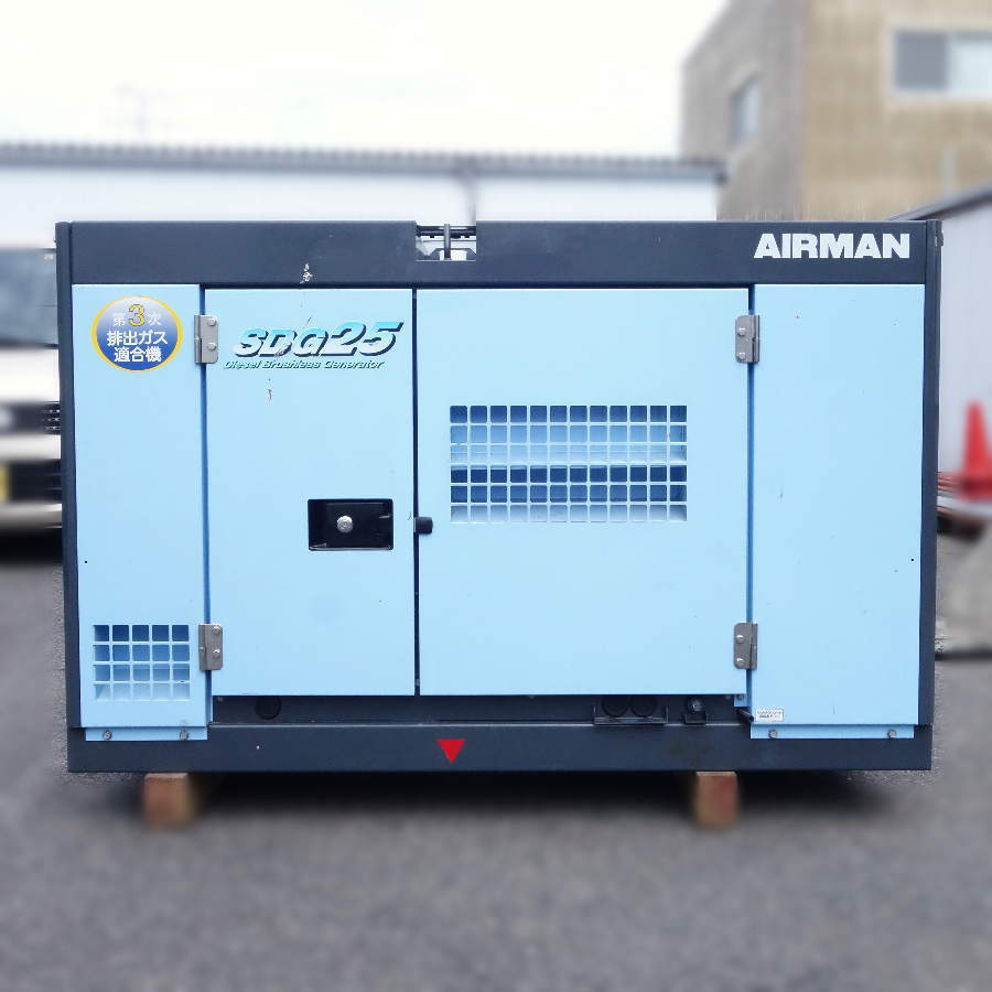 AIRMAN/エアマン/北越工業 SDG25S-3B1 25KVAディーゼルエンジン AIRMAN/エアマン/北越工業 SDG25S-3B1 25KVAディーゼルエンジン
