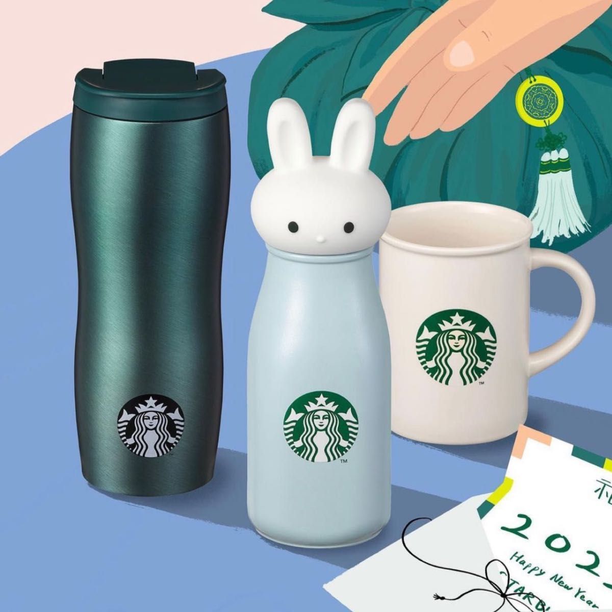 韓国 スタバ スターバックス STARBUCKS 23 SSニューイヤーウィッシュ