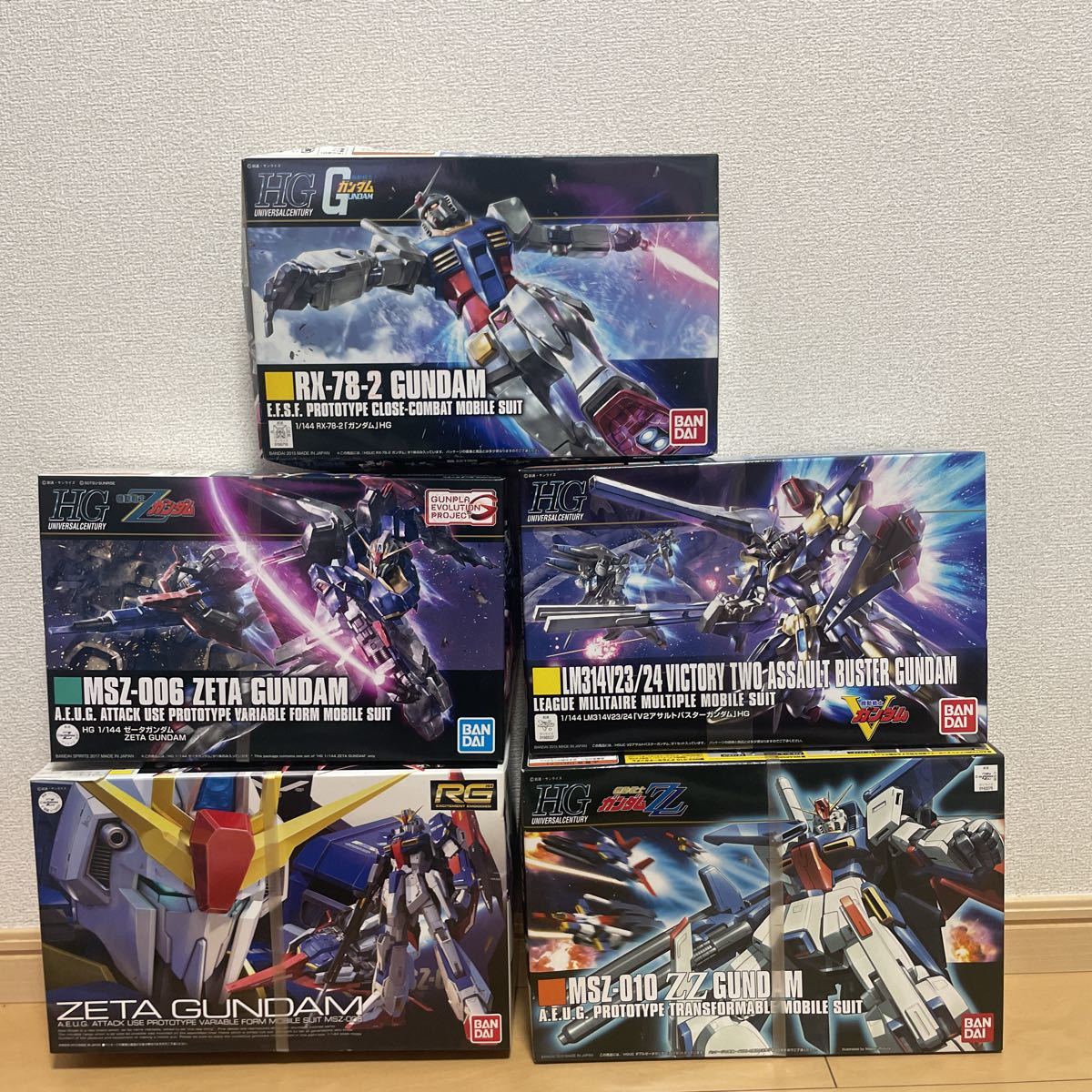 送料込　未組立 ガンプラ HG RG 機動戦士ガンダム まとめ売り　1/144