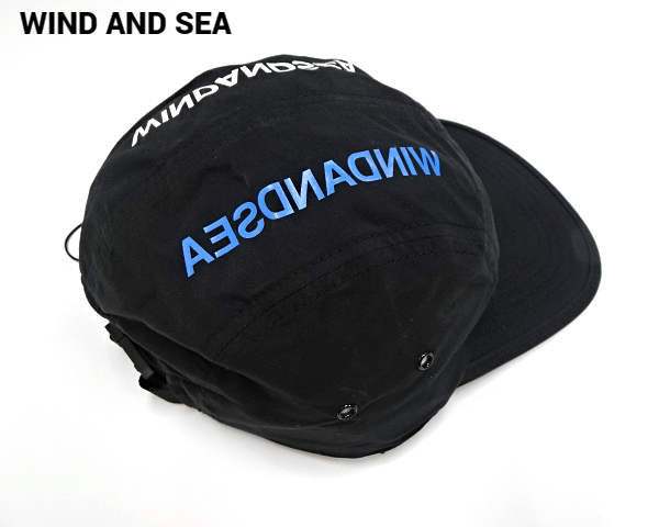 新品【WIND AND SEA WDS WATERPROOF JET CAP / BLACK (20S2-GD-01) ウィンダンシー ジェットウォータープルーフ ジェット キャップ 帽子】_画像3