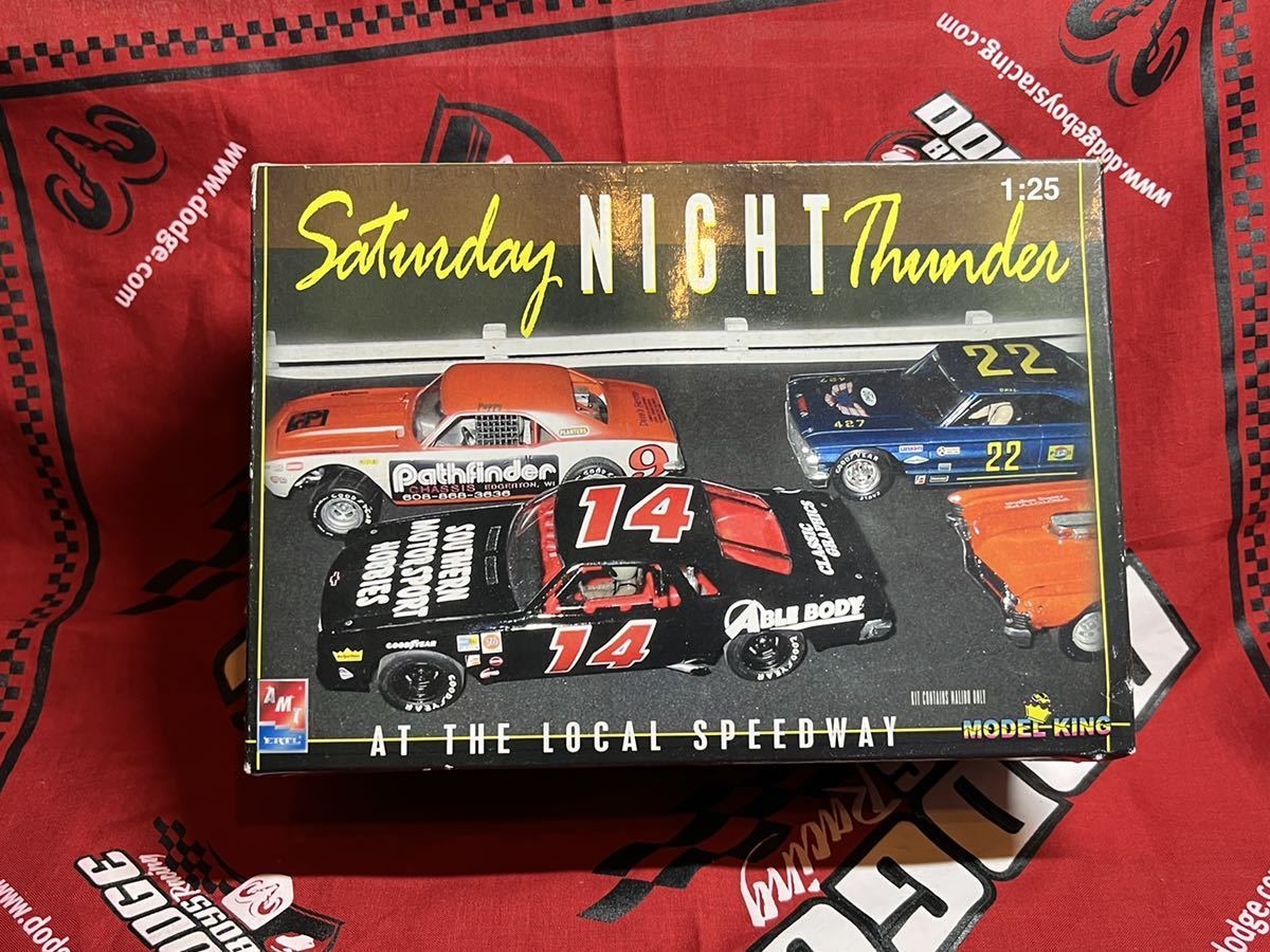 AMT 1/25 シボレー シェベル 草レース仕様 Saturday Night Thunder chevy chevrolet chevelle stock car dirt track racer nascarの画像1