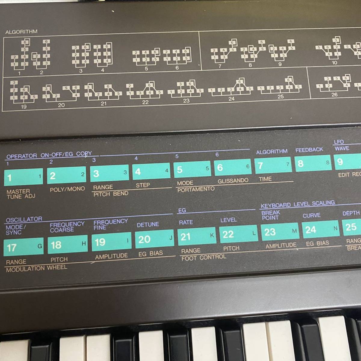 YAMAHA DX7 シンセサイザー データカートリッジ2個付 ヤマハ 現状品